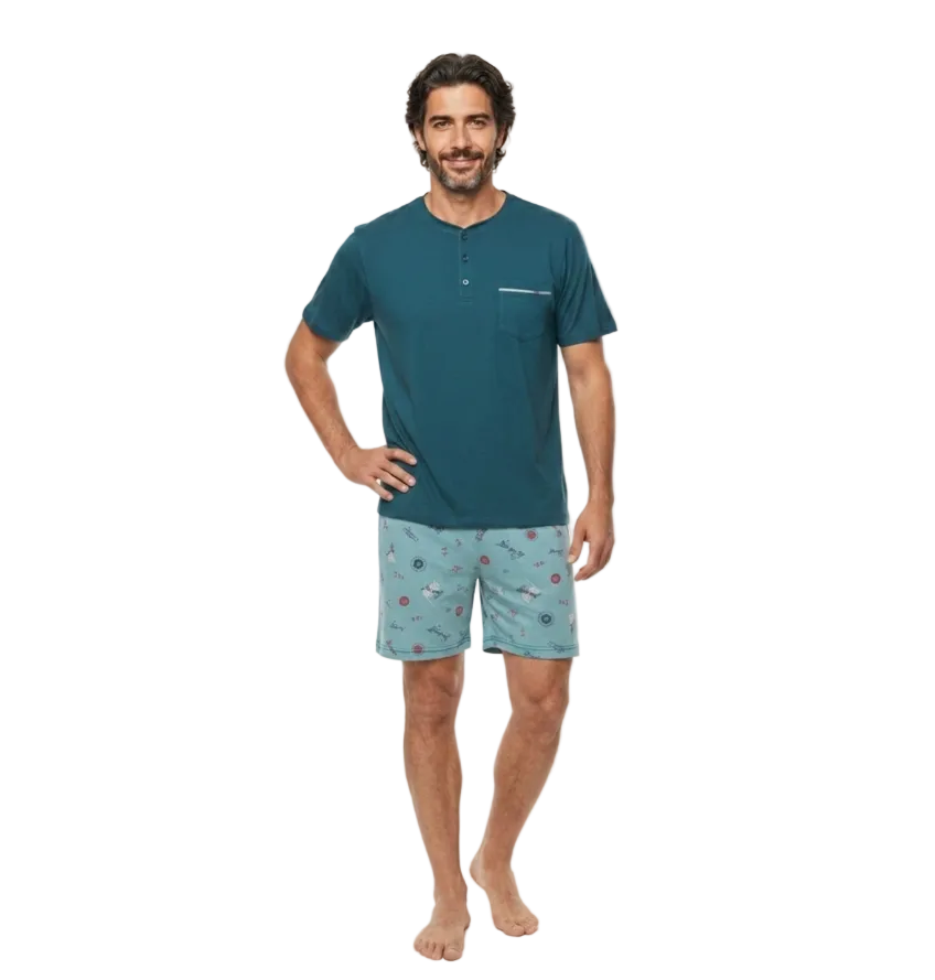 Pijama Rumania Pantalon Corto