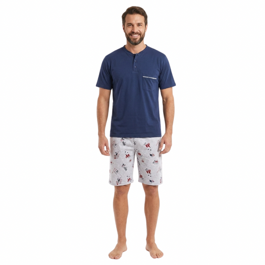 Pijama Rumania Pantalon Corto