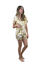 Pijama en Seda Pantalon Corto
