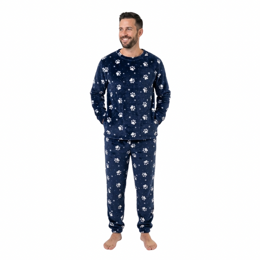 Pijama Familiar Huellas Hombre