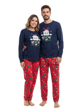 Pijama de Navidad familiar pantalón rojo