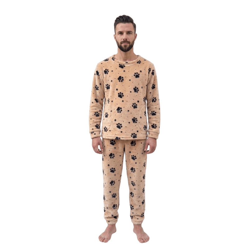 Pijama Familiar Huellas Hombre