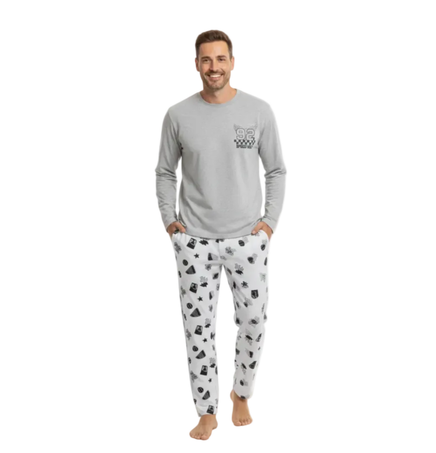 Pijama Seul Hombre manga larga