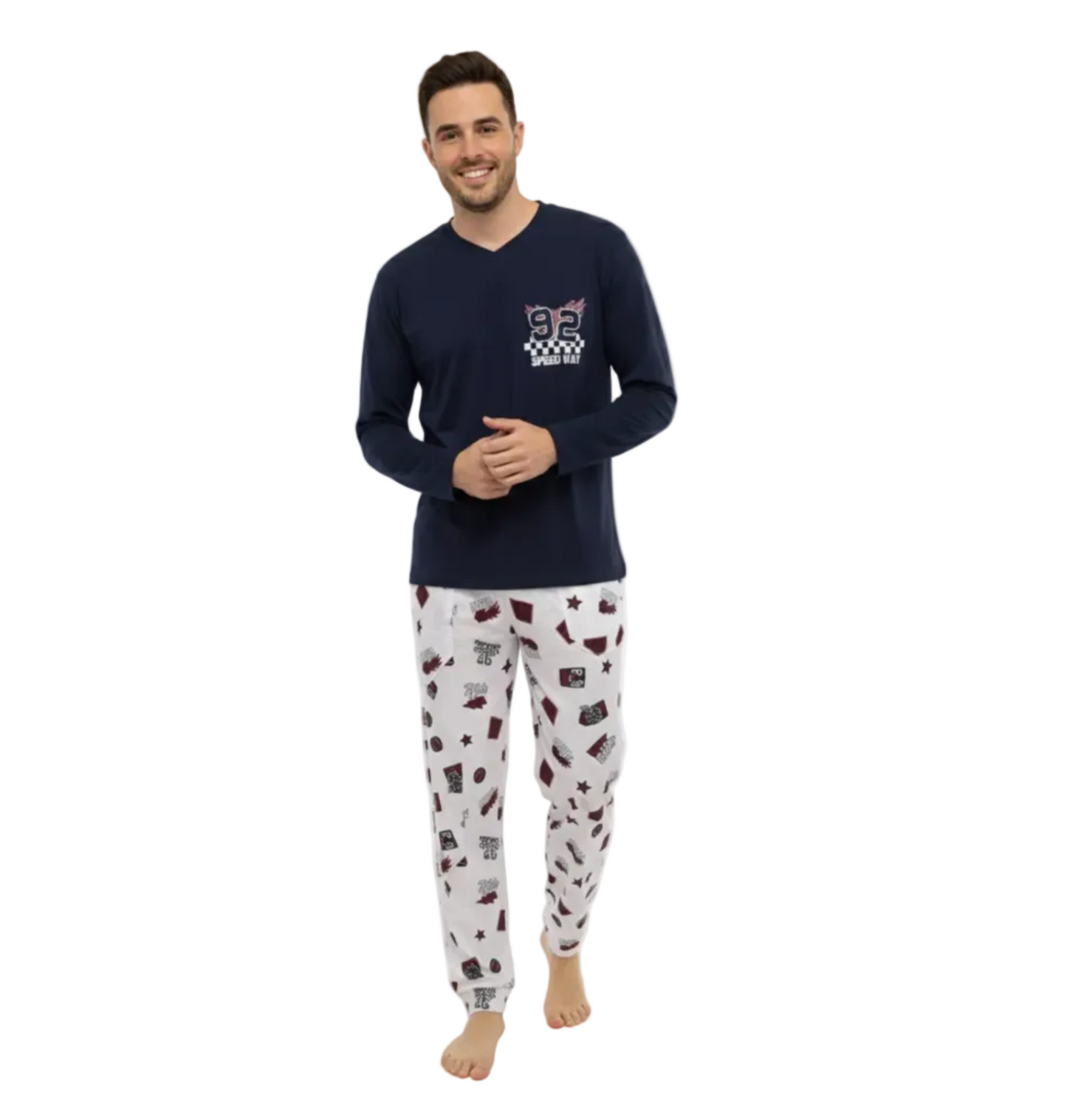 Pijama Seul Hombre manga larga