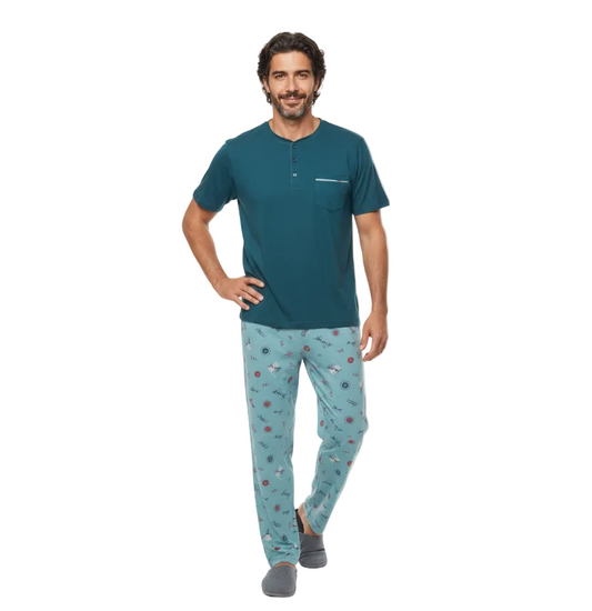 Pijama Rumania Manga Corta