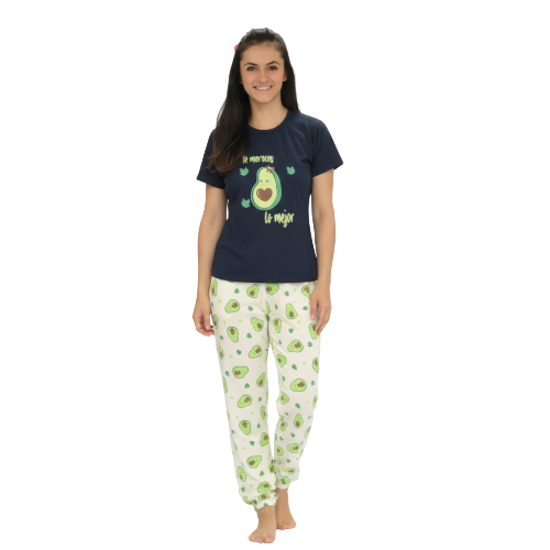 Pijama Aguacate - Mujer