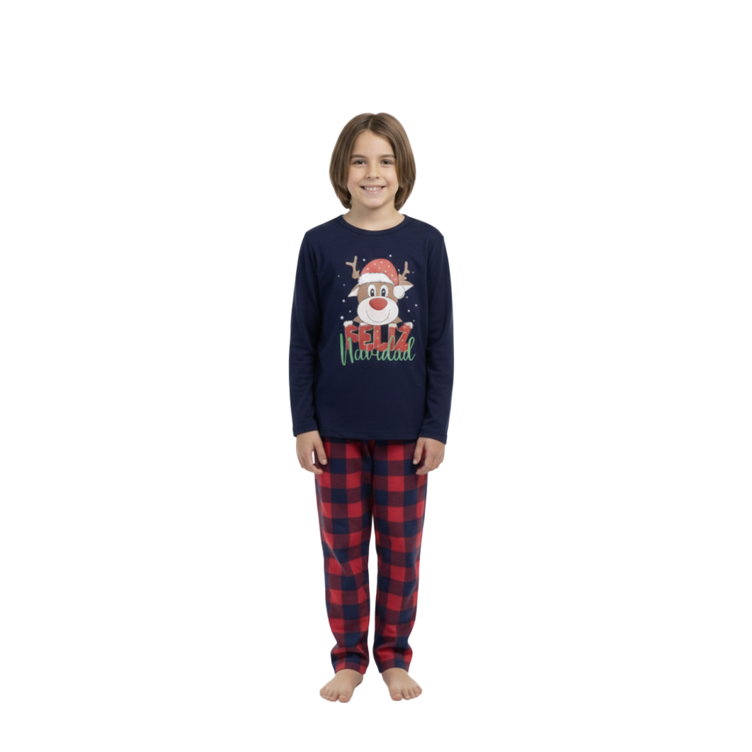 Pijama de Navidad Cuadros - Niña(o)