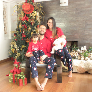 Pijama de Navidad familiar (Papá Noel)